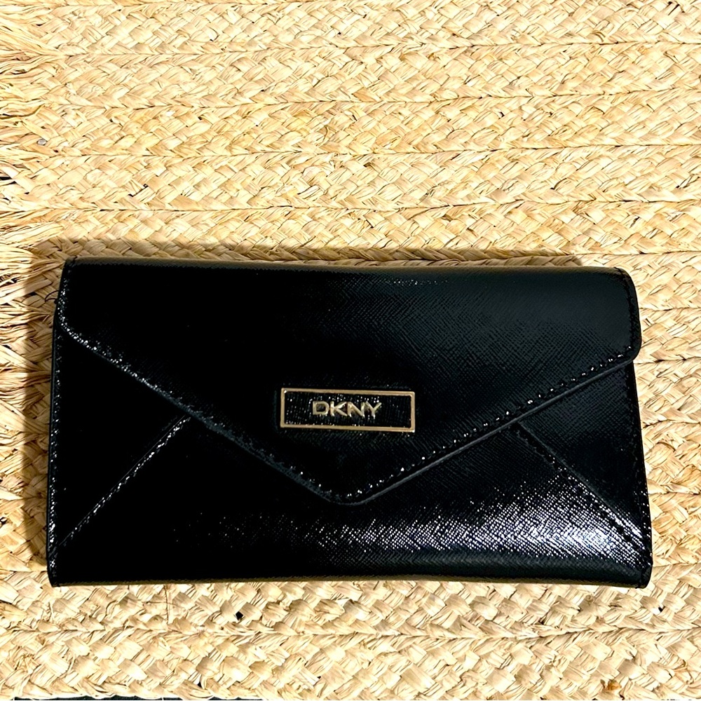 DKNY patent leather wallet